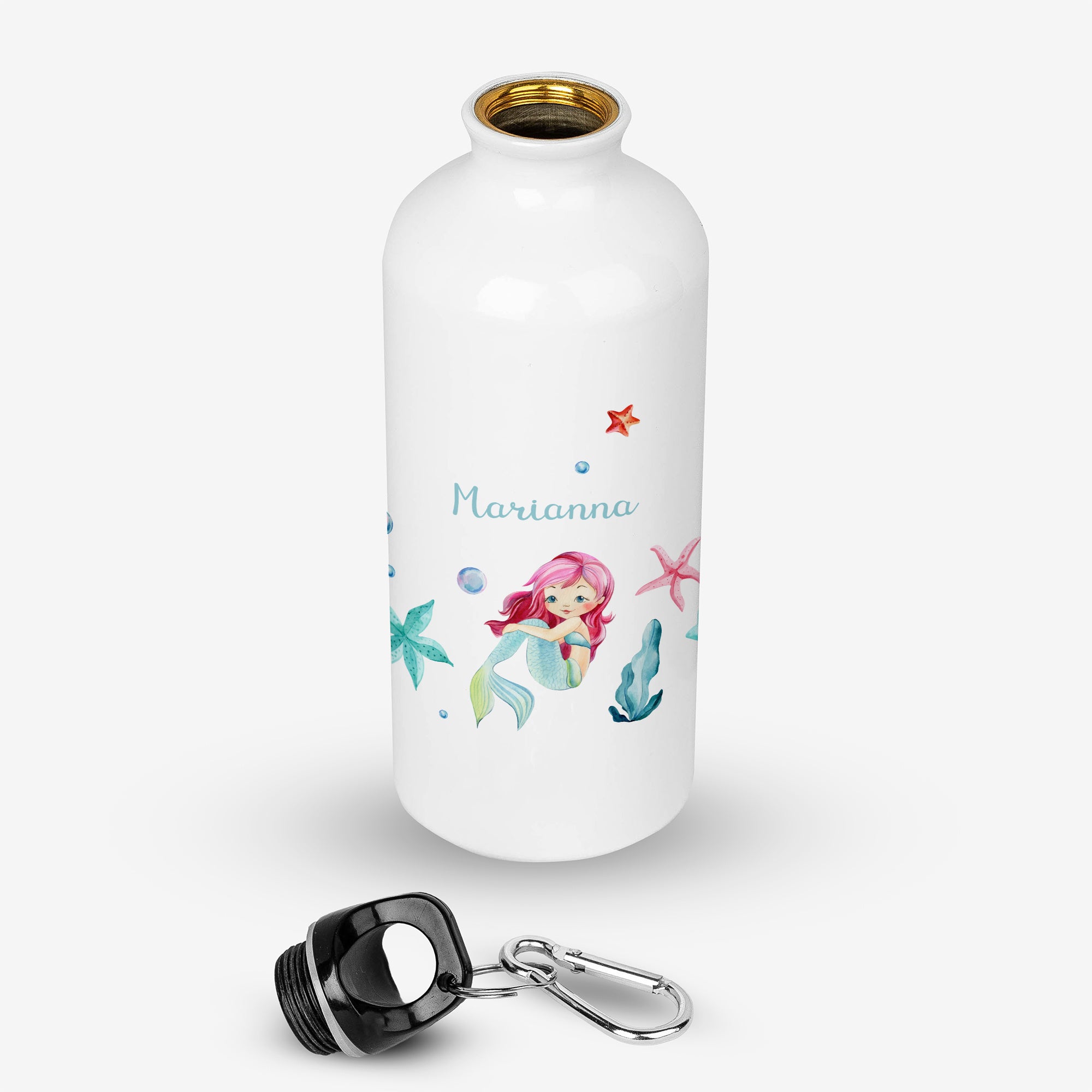 Bidon na wodę dla dziewczynki - bidon z syrenką 