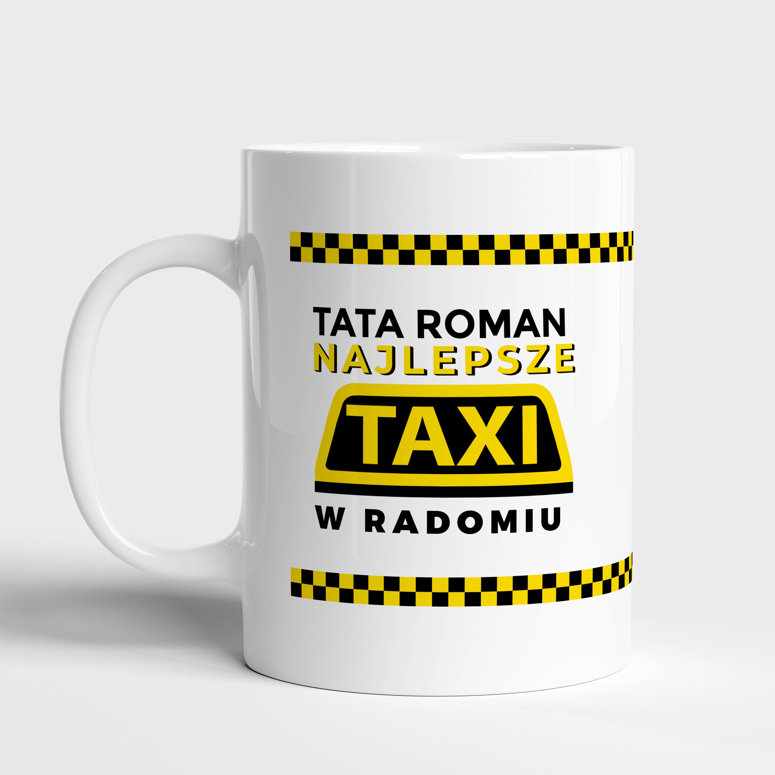 Śmieszny kubek dla taty - Taxi prezent dla taty prezent na dzień taty prezent na dzień ojca kubek na dzień taty