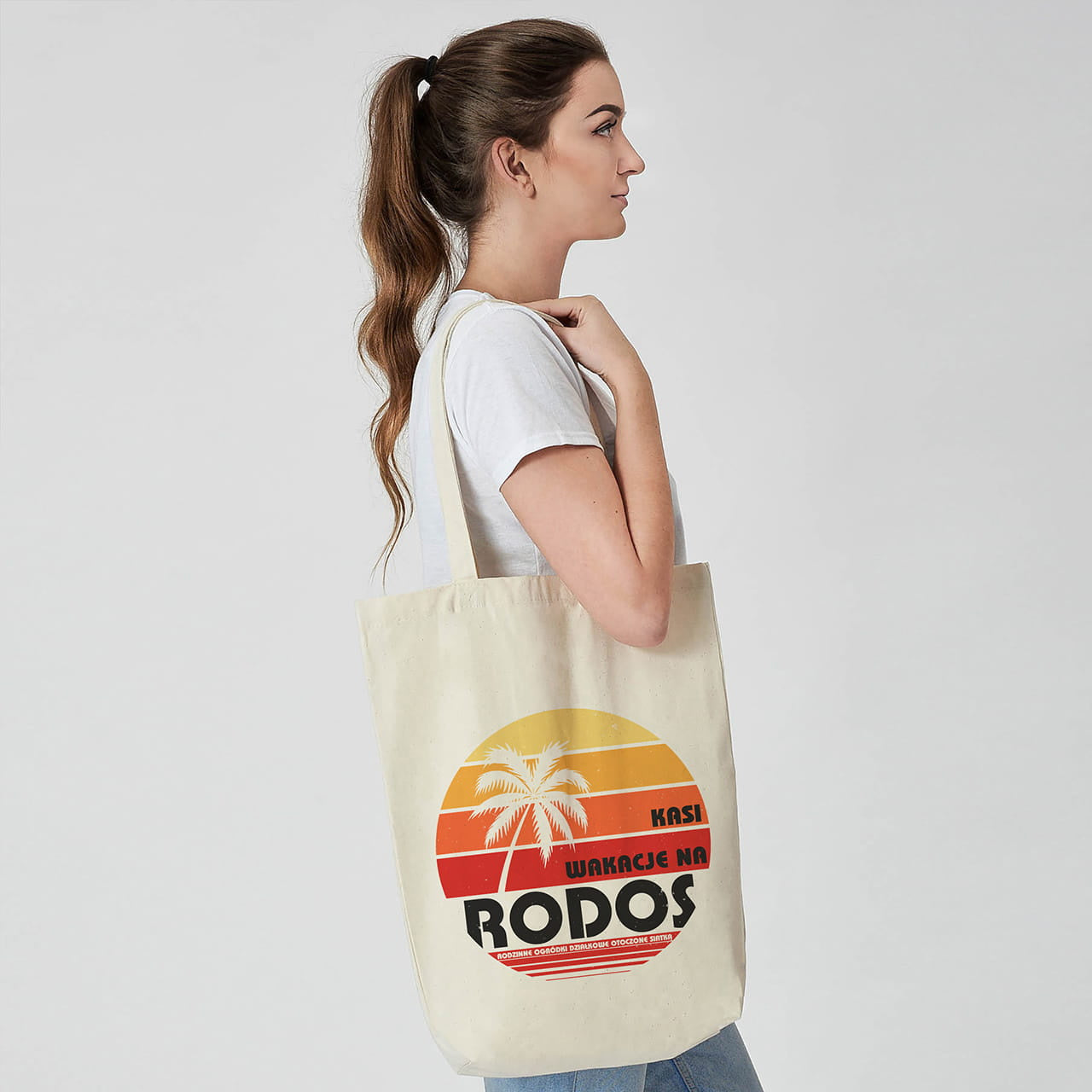 Personalizowana torba bawełniana na urodziny prezent na urodziny prezent urodzinowy torba personalizowana