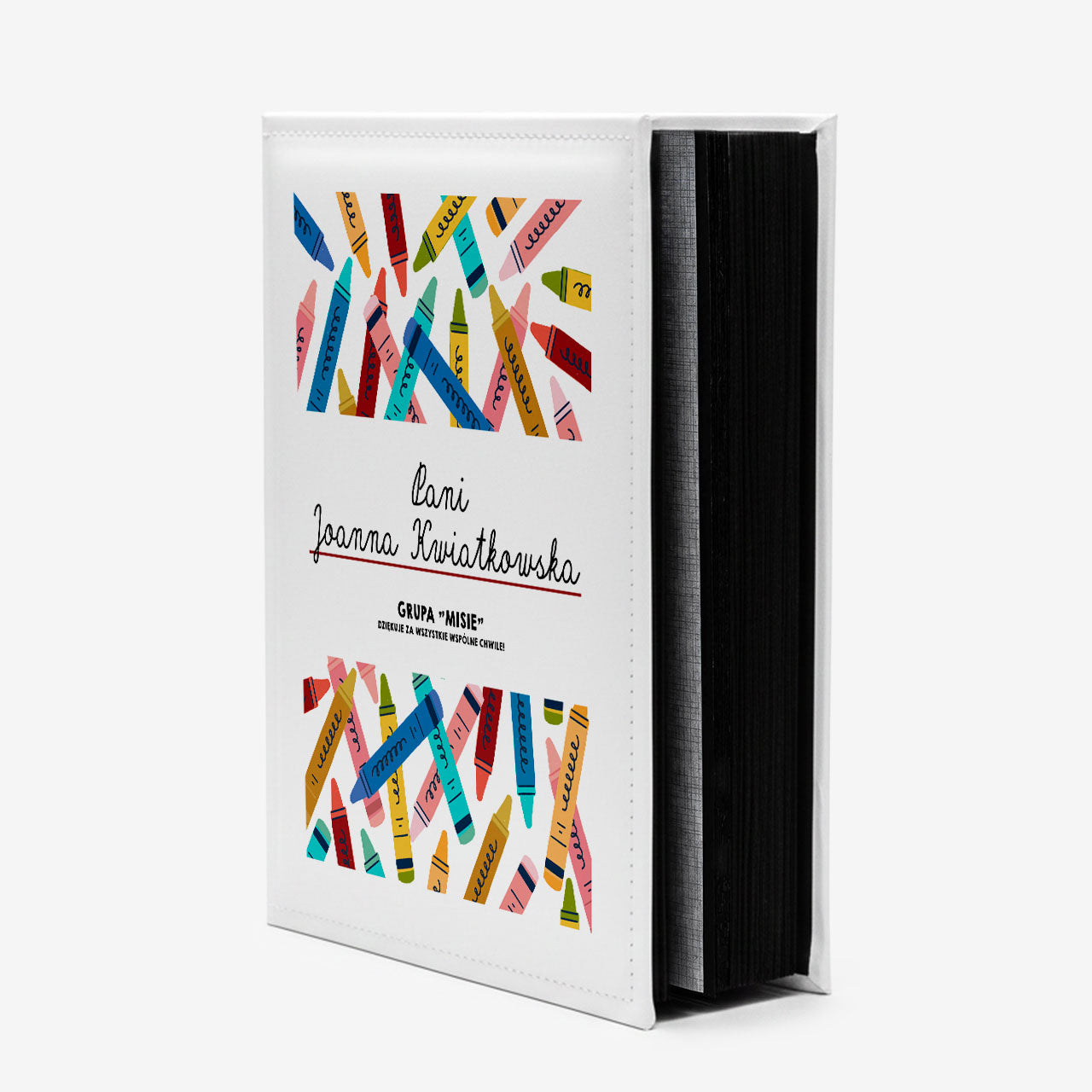 Personalizowany album dla przedszkolanki na zakończenie przedszkola album na zdjęcia prezent na podziękowanie