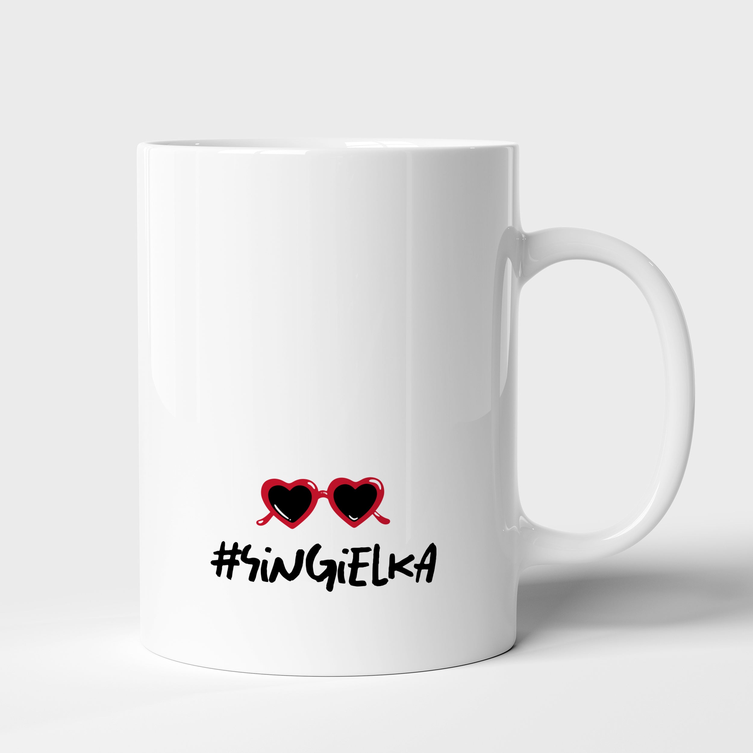 Personalizowany kubek - prezent dla singielki prezent dla kobiety kubek personalizowany kubek z nadrukiem