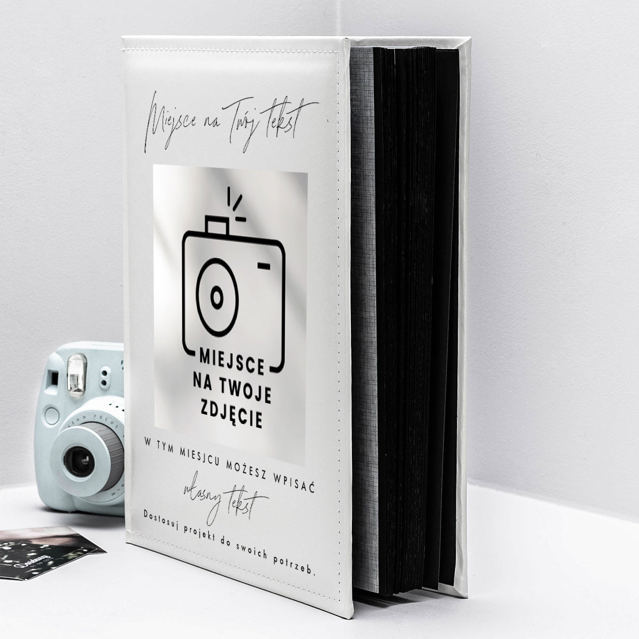 Personalizowany album z miejscem na Twój projekt prezent dla rodziców prezent dla dziadków