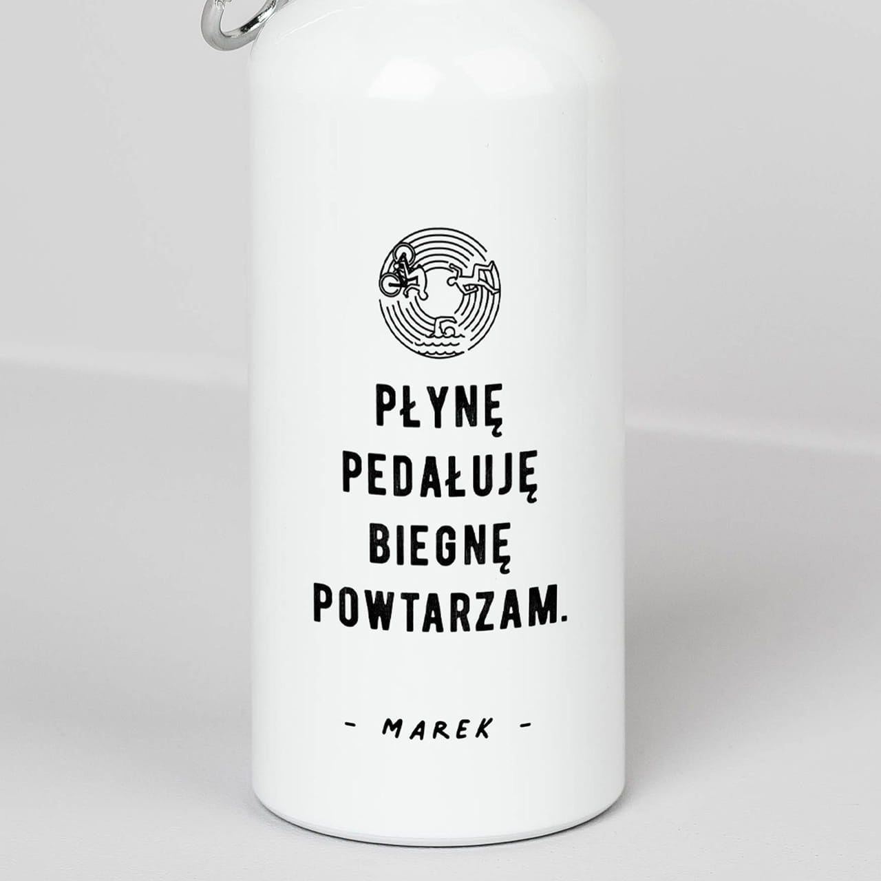 Personalizowany bidon na wodę dla triathlonisty