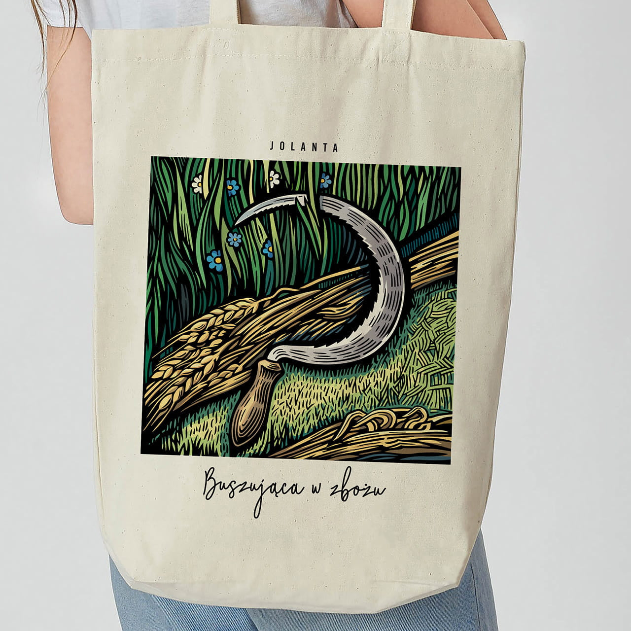 Personalizowana torba z nadrukiem na prezent dla mola książkowego