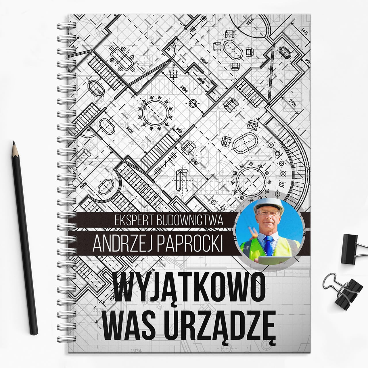 Notatnik dla architekta prezent dla architekta prezent dla inżyniera notatnik personalizowany
