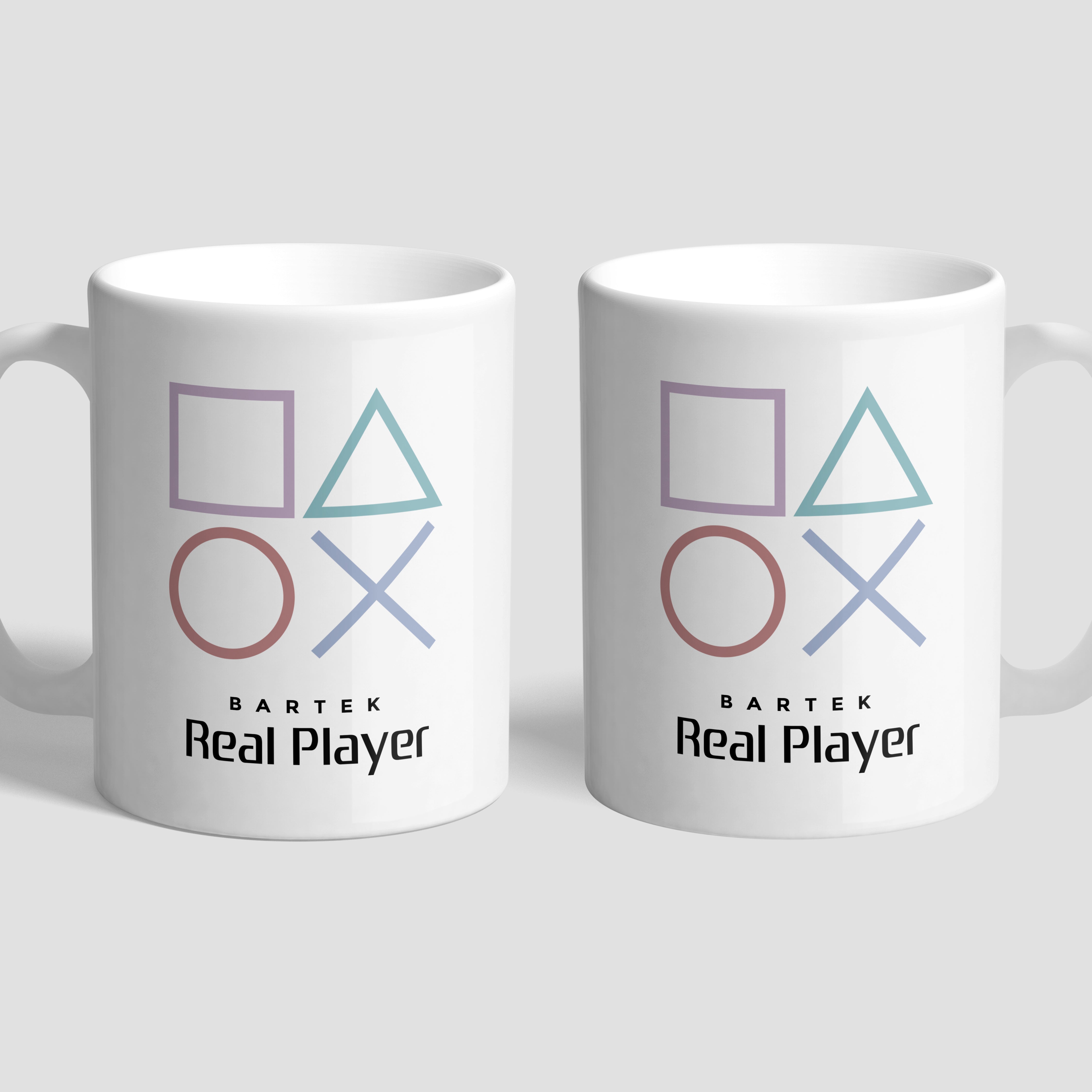 Kubek gracza - Real Player personalizowany kubek prezent dla gracza gadżet dla gracza kubek dla gracza