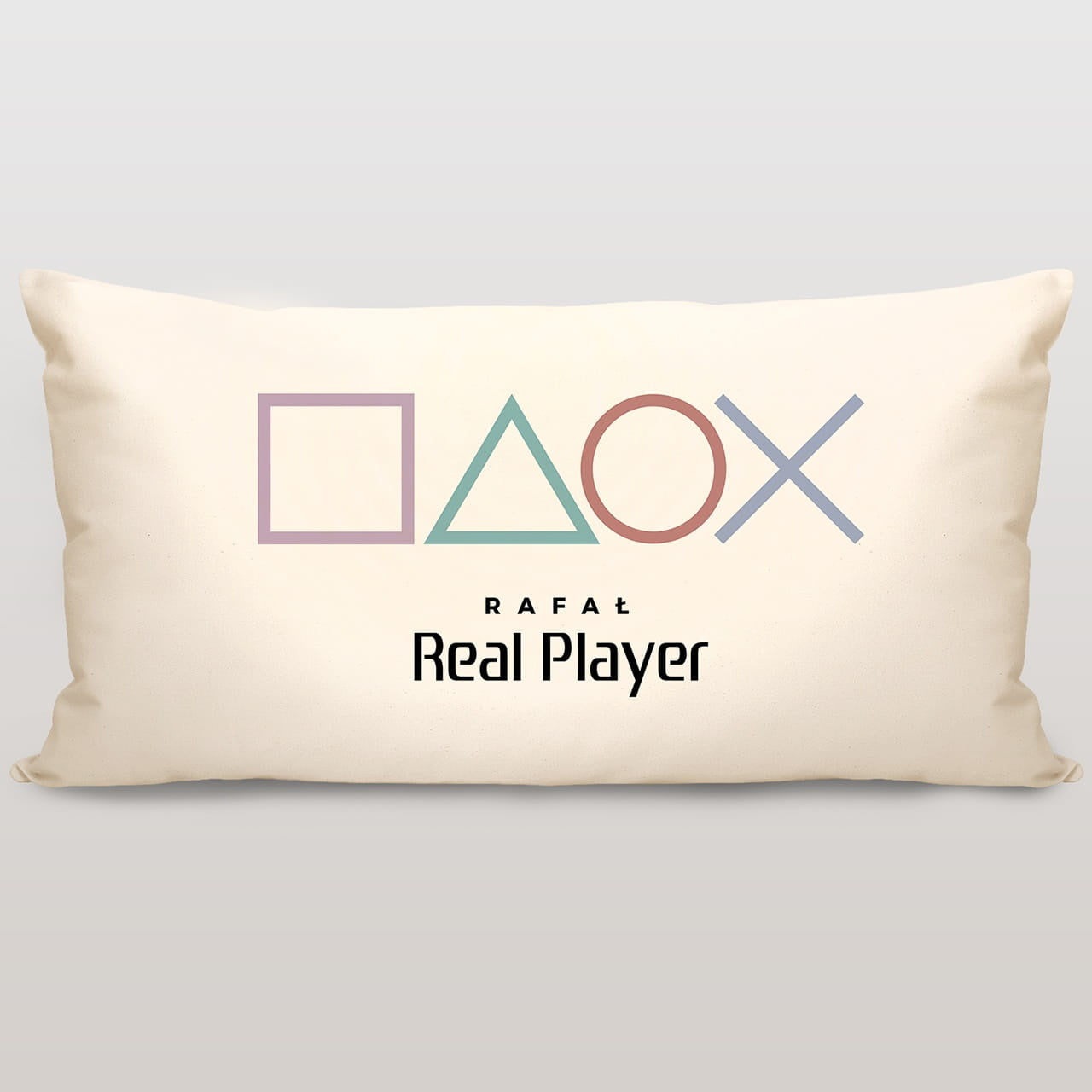 Poduszka personalizowana prezent dla gracza - Real Player poduszka z nadrukiem dla gracza
