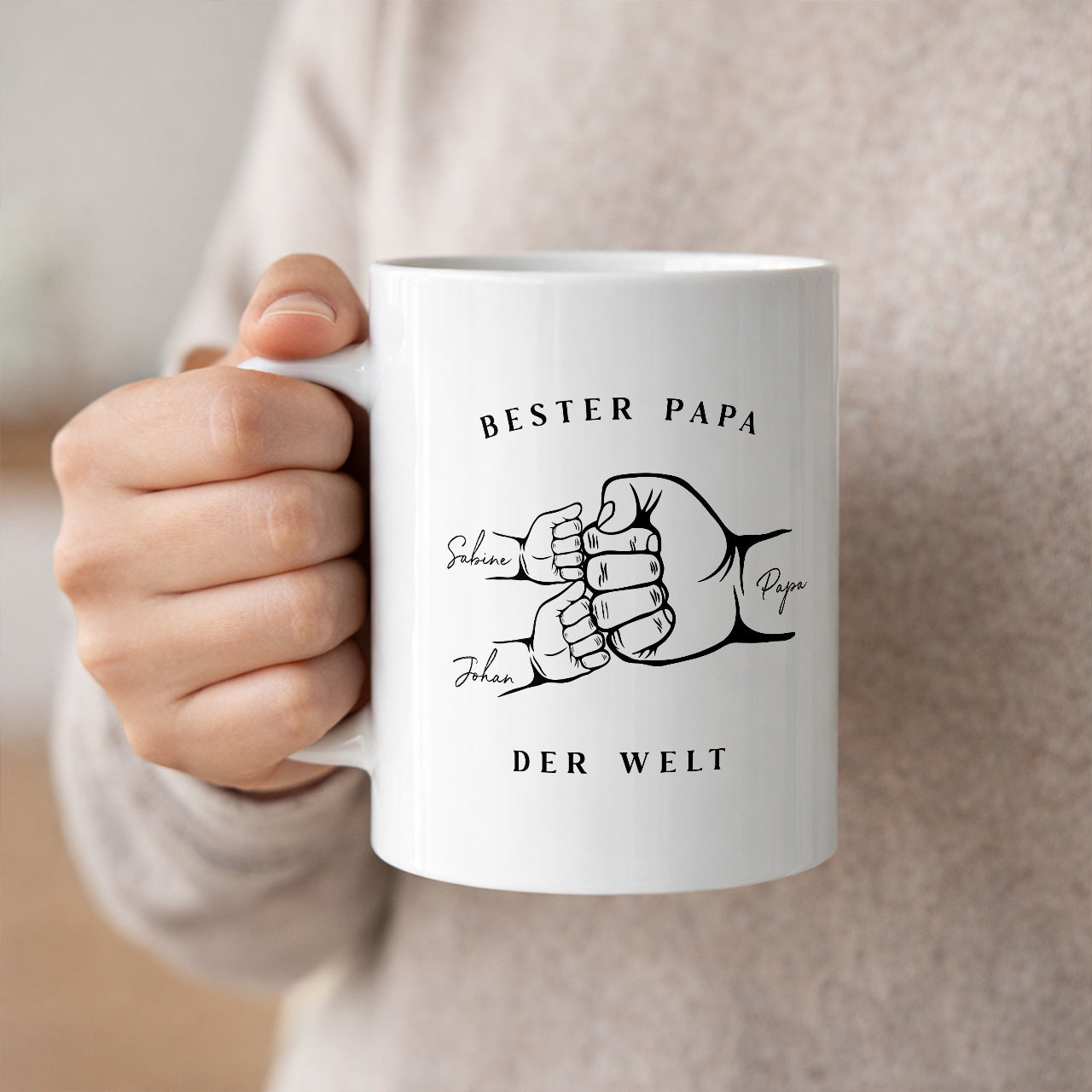 Personalisierter Becher für Papa