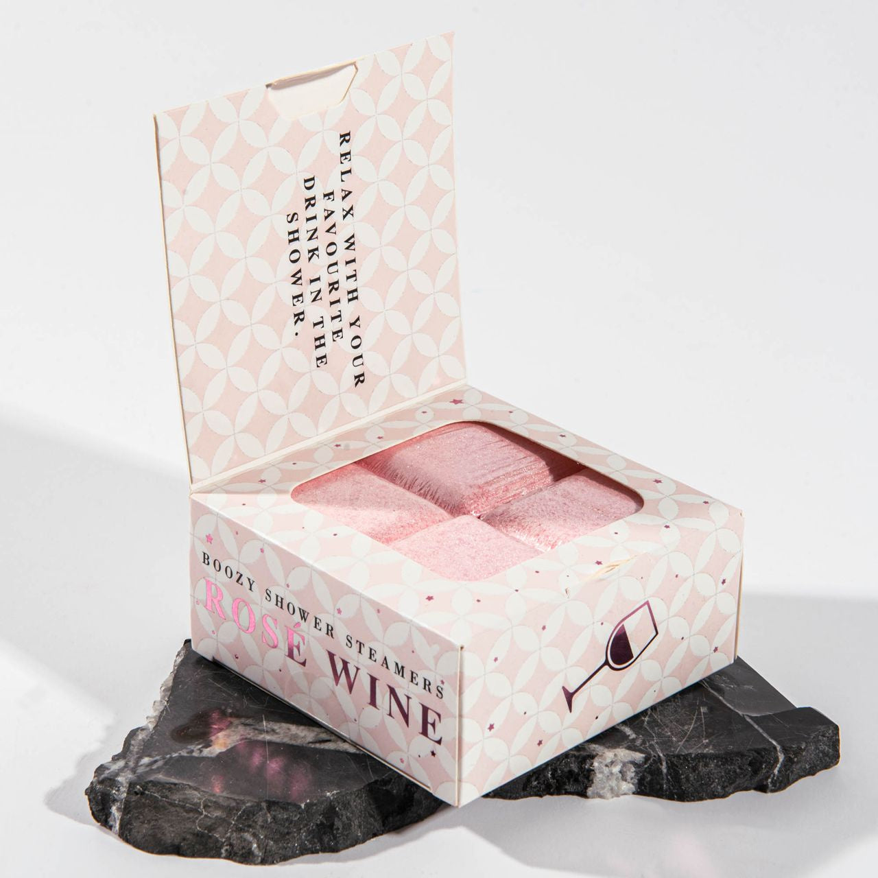 Kostki pod prysznic Rose Wine - upominek dla niej