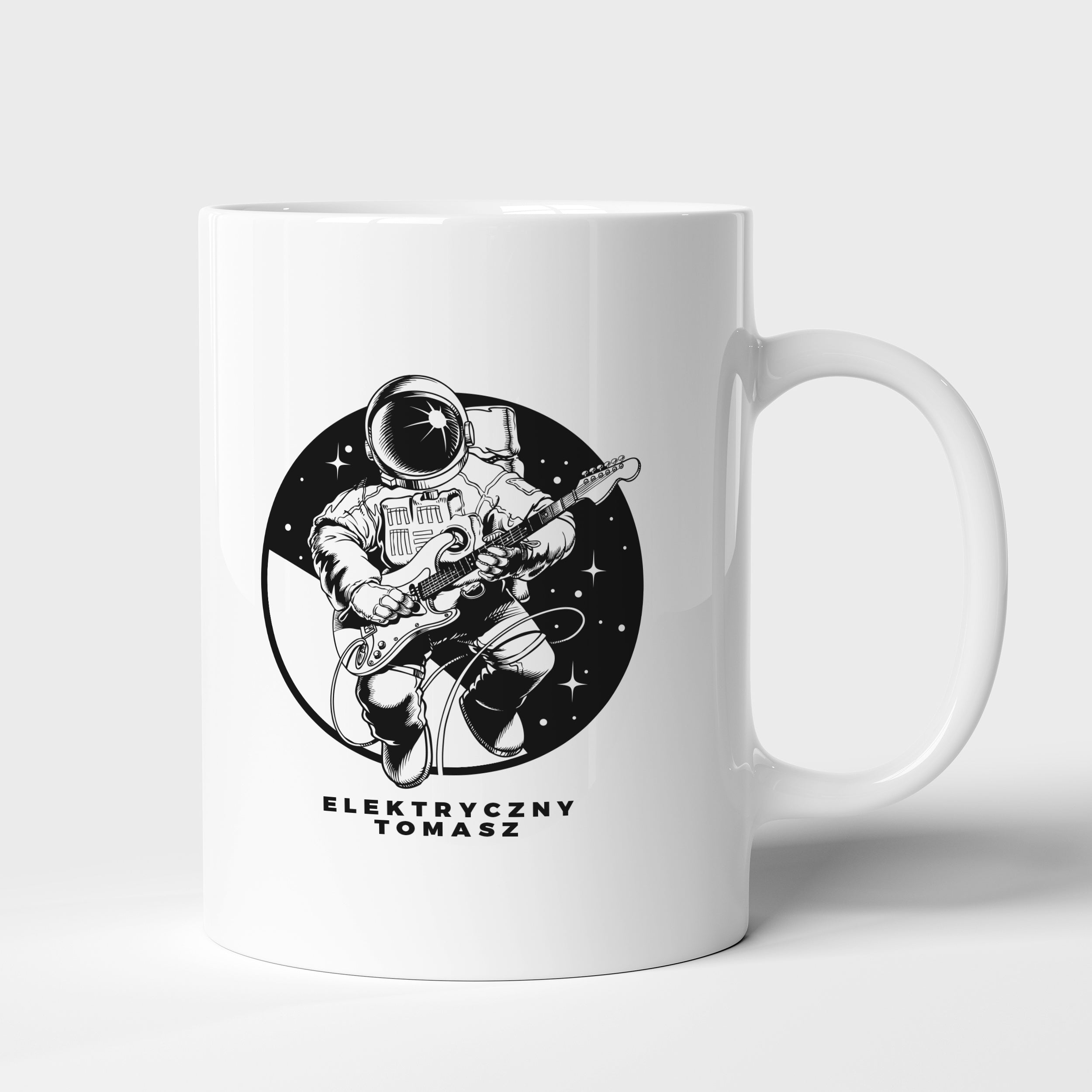 Kubek dla gitarzysty - Gitar Nigdy Za Wiele personalizowany kubek prezent dla gitarzysty prezent dla muzyka