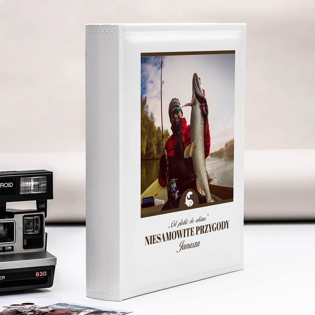 Personalizowany album dla wędkarza prezent dla wędkarza gadżet dla wędkarza album personalizowany