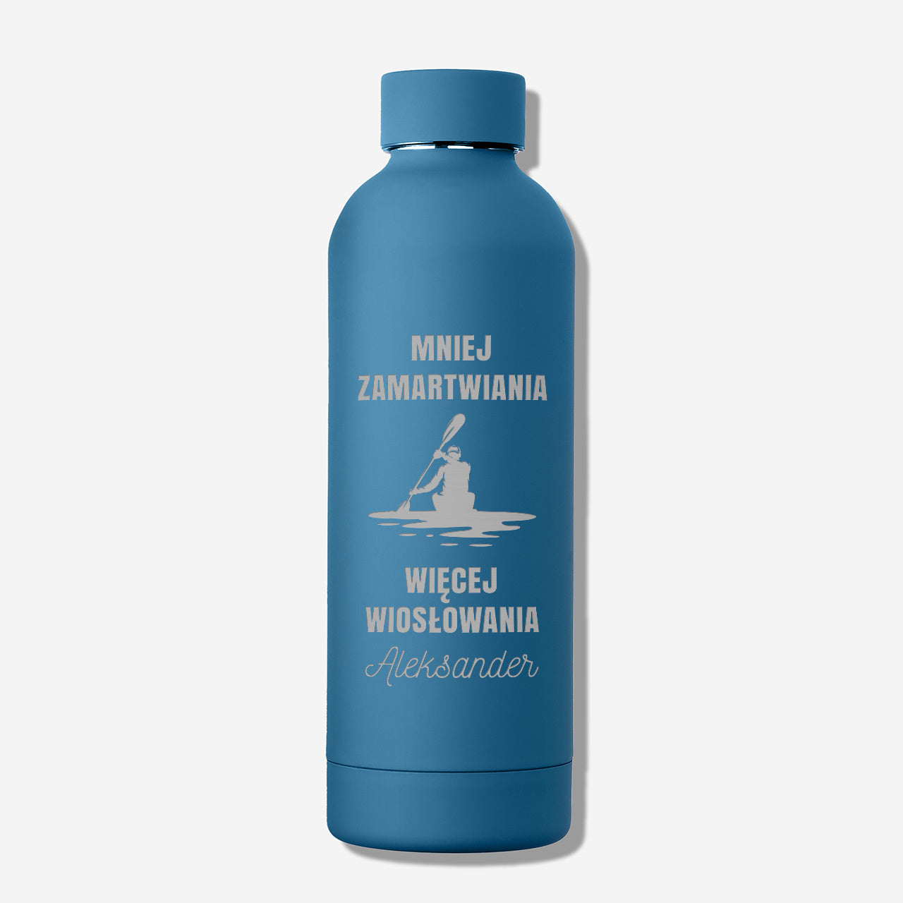 Butelka termiczna dla kajakarza prezent dla kajakarza butelka dla kajakarza termos na spływ kajakowy