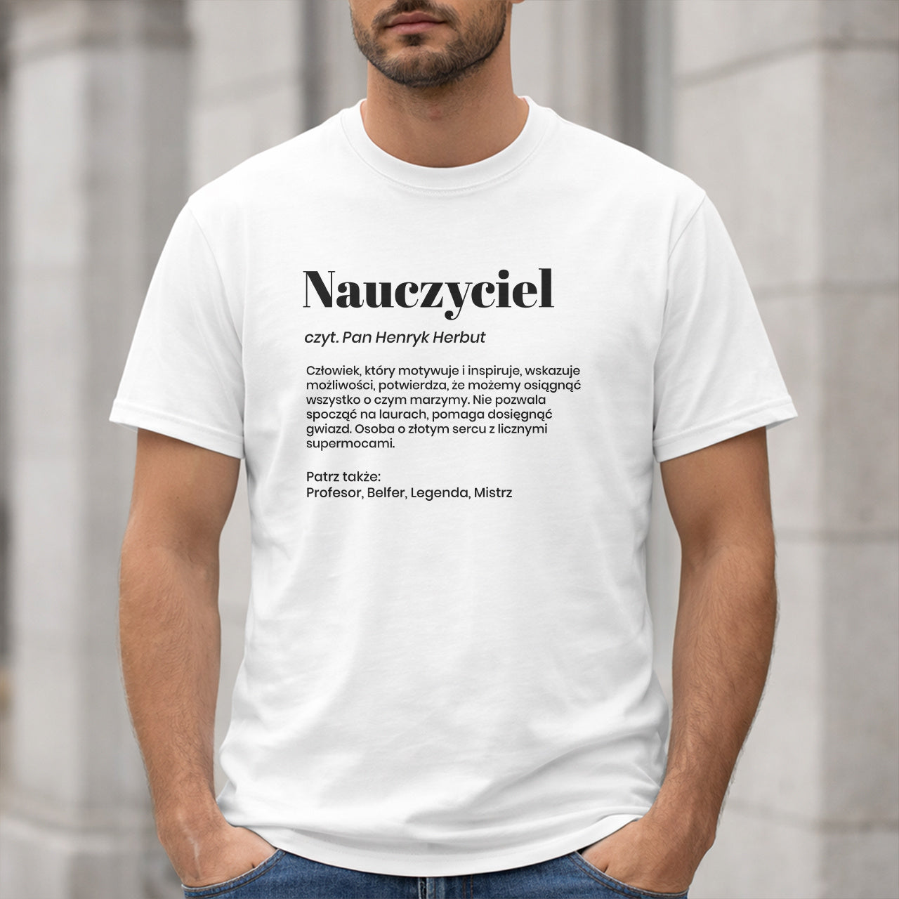 Koszulka dla nauczyciela - definicja XL