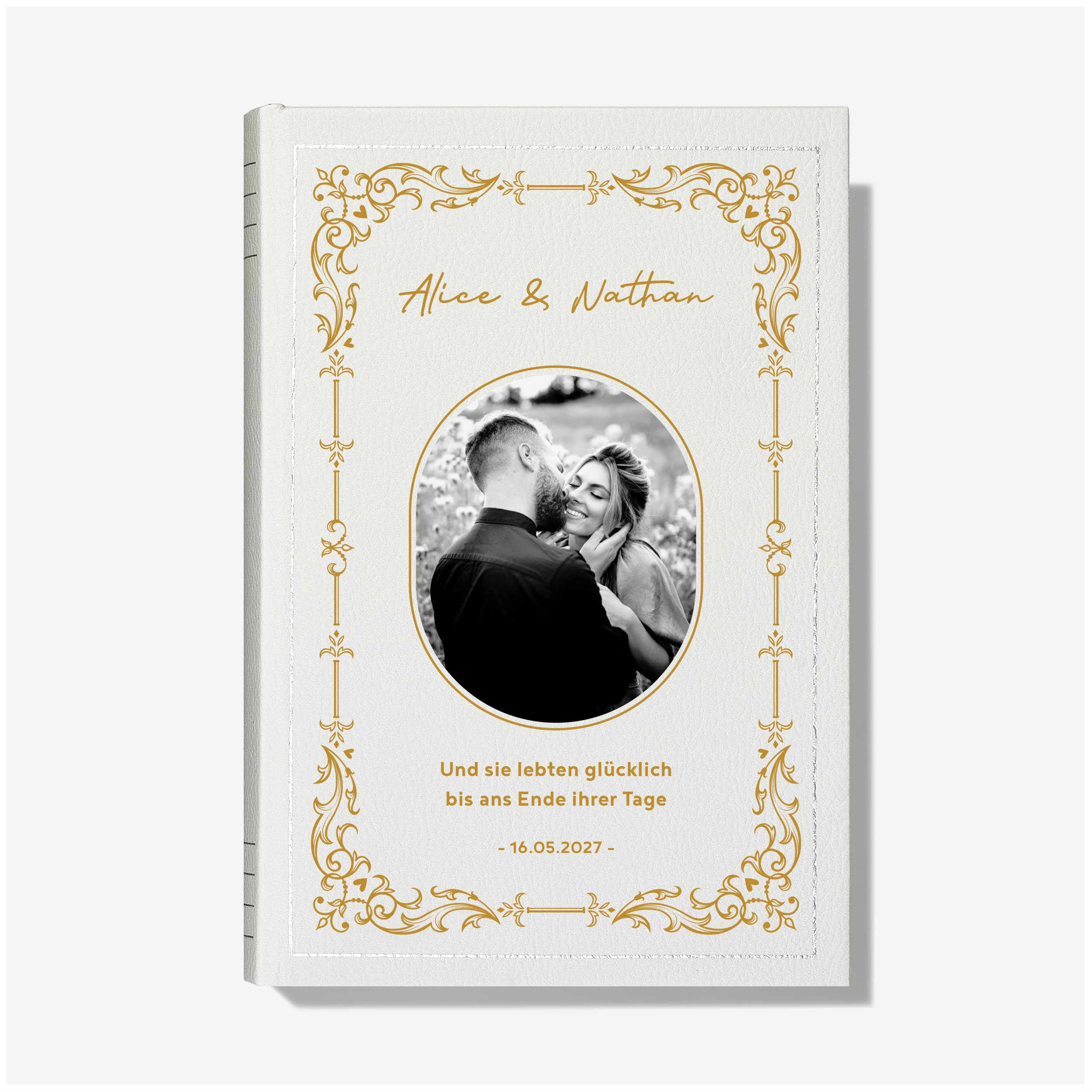 Personalisierte Box für Hochzeitsfotos