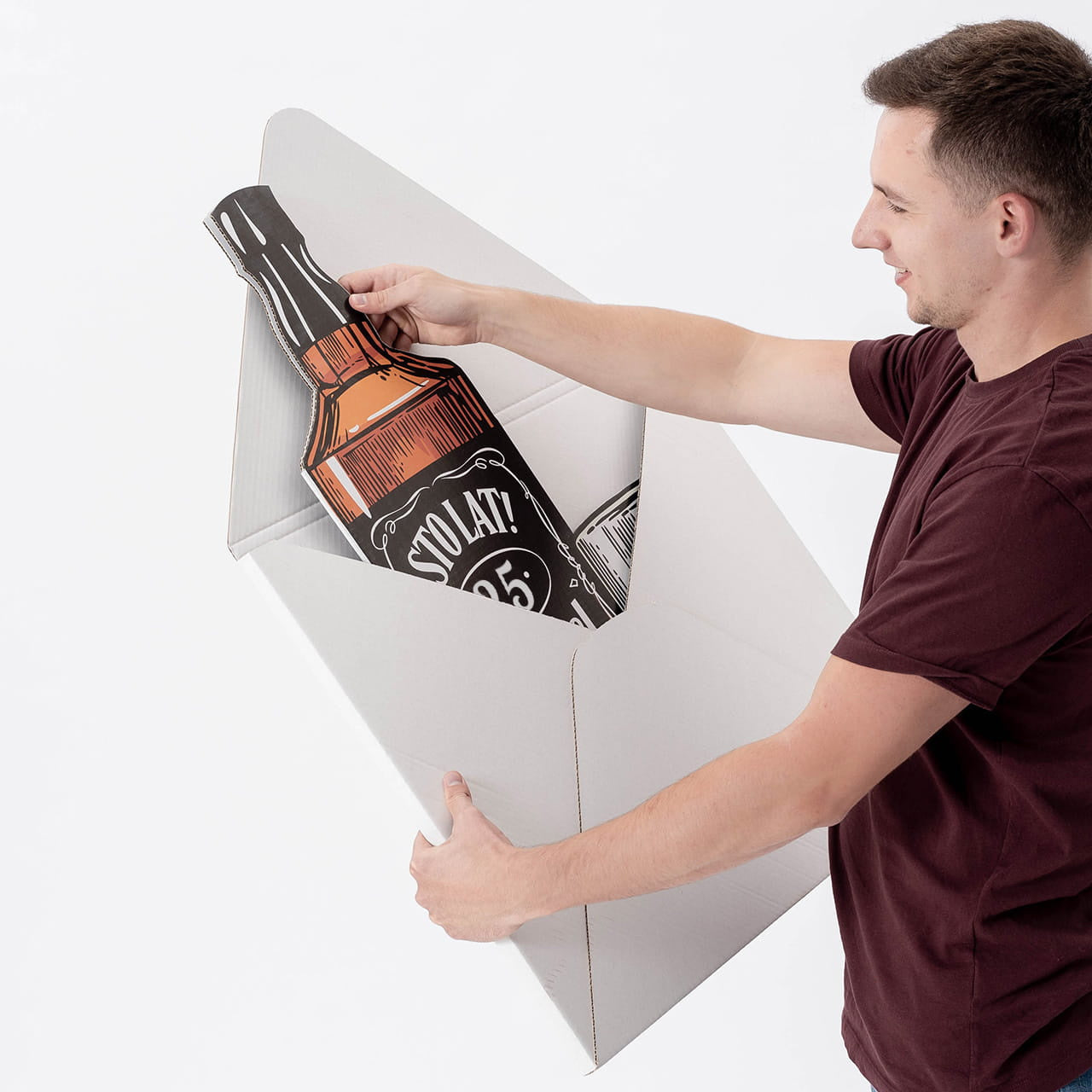 Duża kartka urodzinowa dla konesera whisky xxl