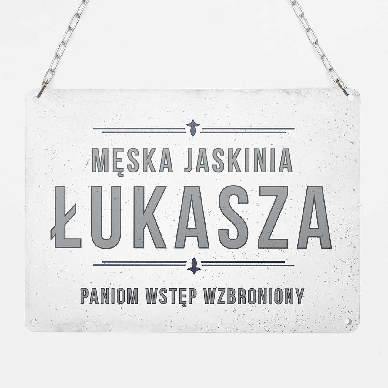 Personalizowana tabliczka dla faceta - męska jaskinia