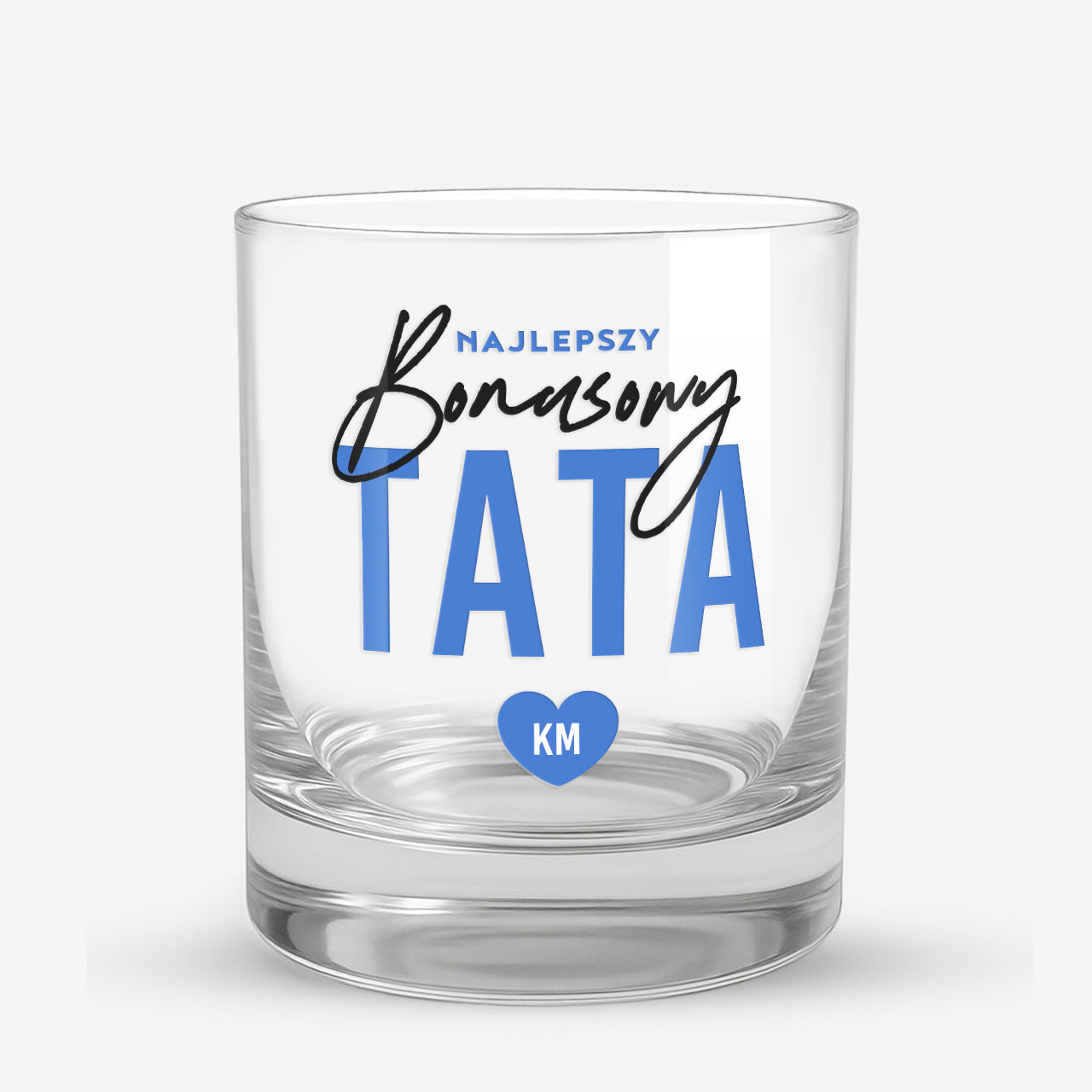 Szklanka personalizowana Bonusowy tata - prezent dla ojczyma