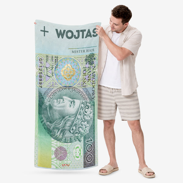 Ręcznik Banknot - prezent z imieniem ręcznik na dzień chłopaka prezent na dzień chłopaka