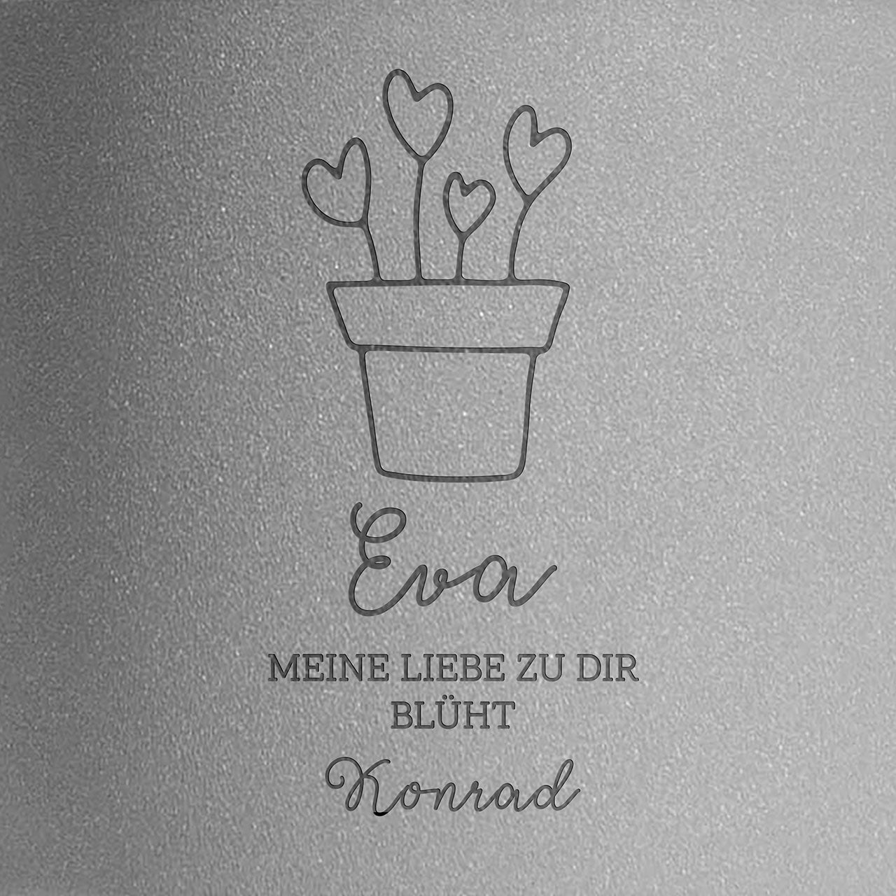 Keramik-Übertopf Geschenk für die geliebte Freundin