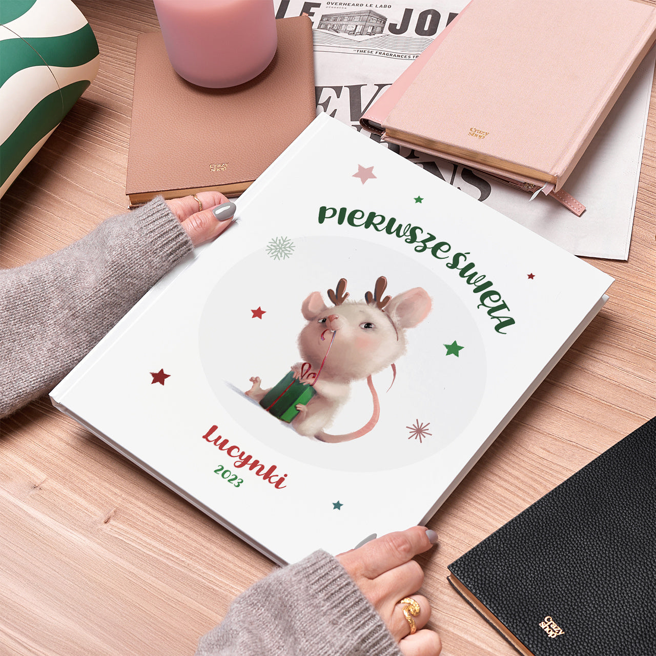 Personalizowana książka na pierwsze święta dla maluszka