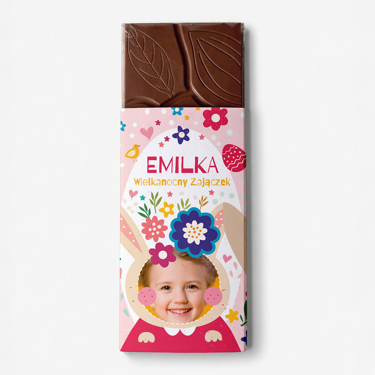 Czekolada na Wielkanoc - prezent na zająca dla dziewczynki