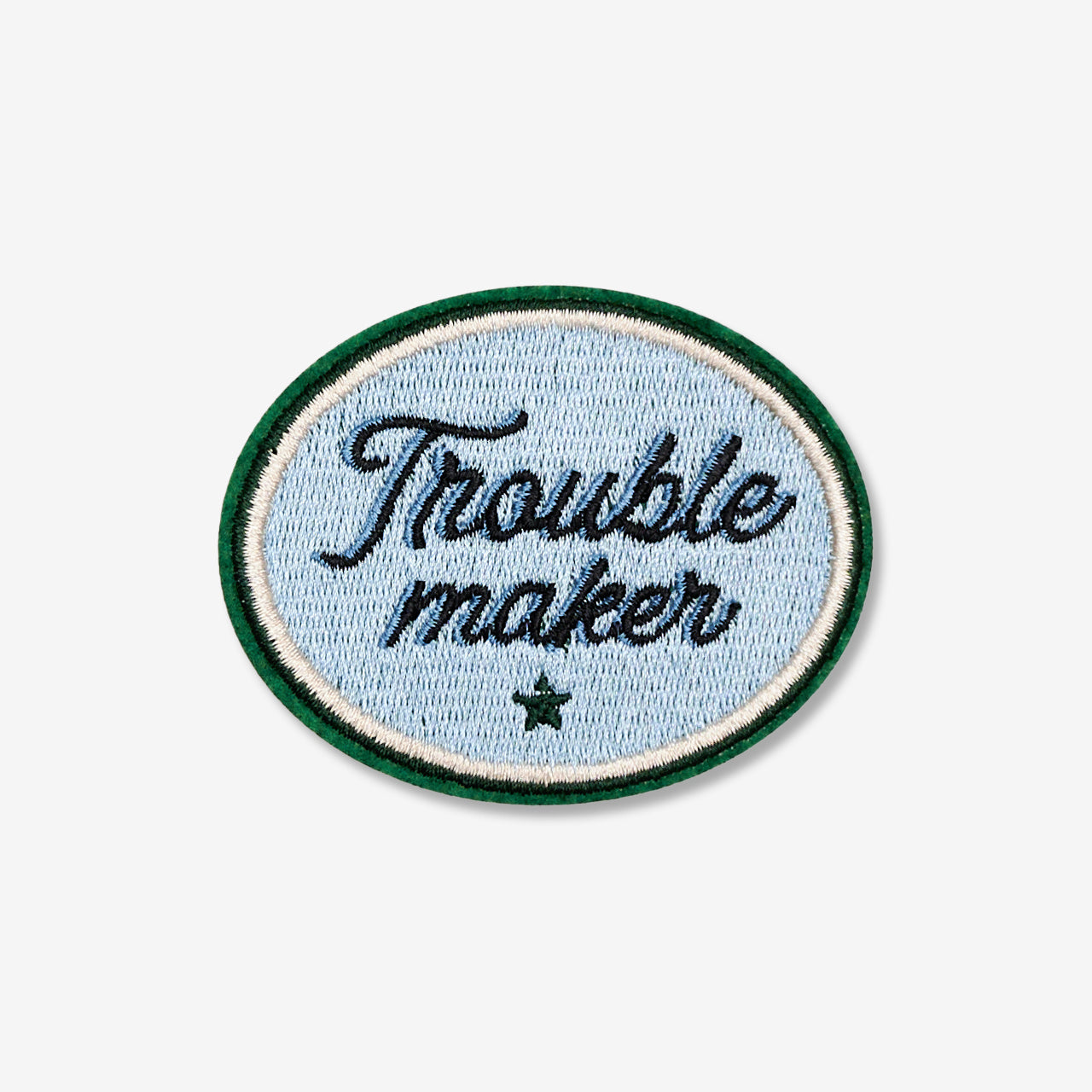 Śmieszna naszywka -trouble maker