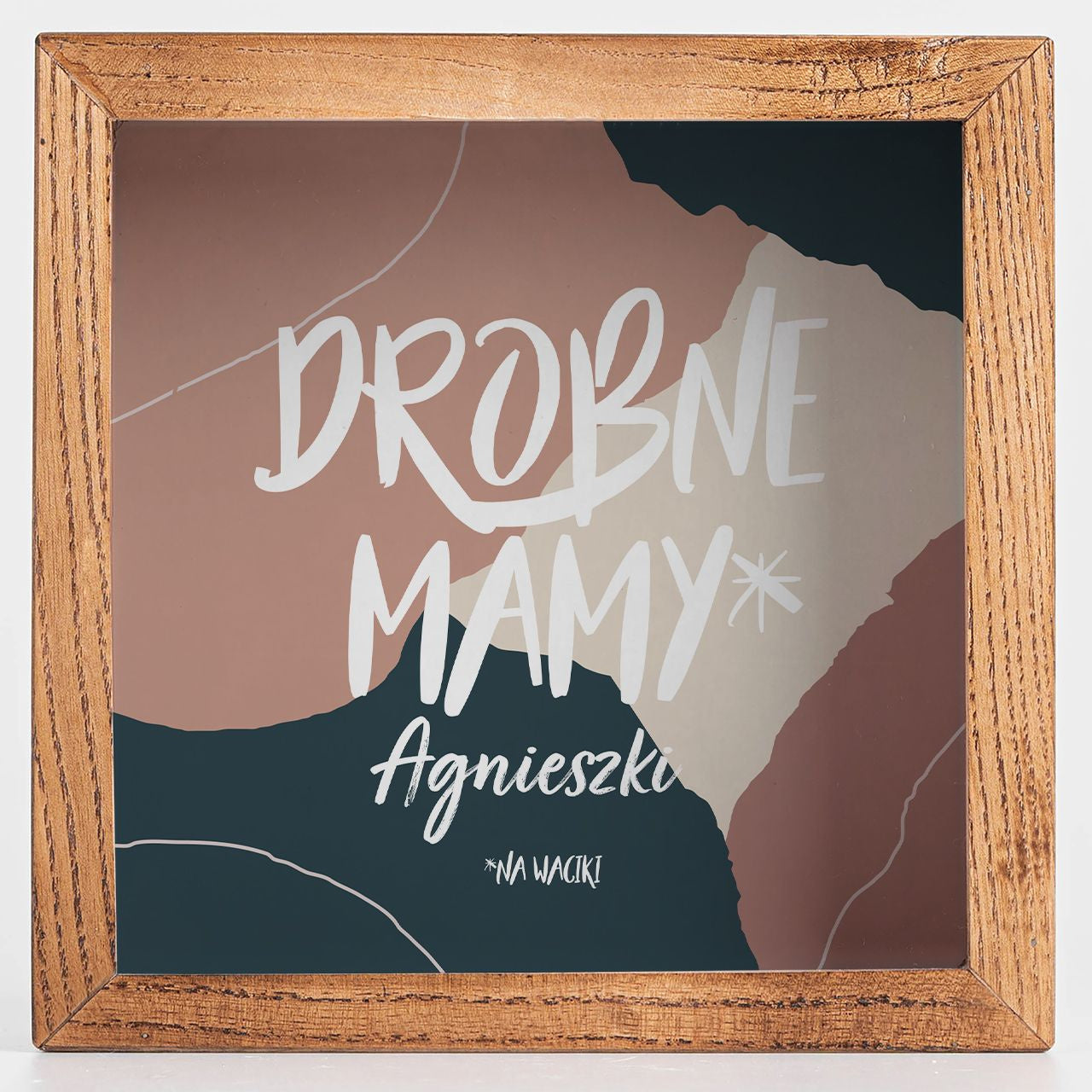 Personalizowana skarbonka dla mamy - Na Drobne prezent dla mamy skarbonka personalizowana