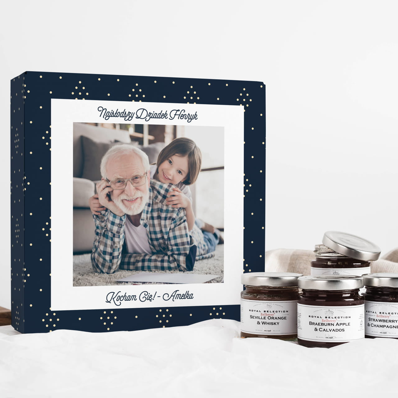 Zestaw dżemów na prezent - prezent urodzinowy dla dziadka