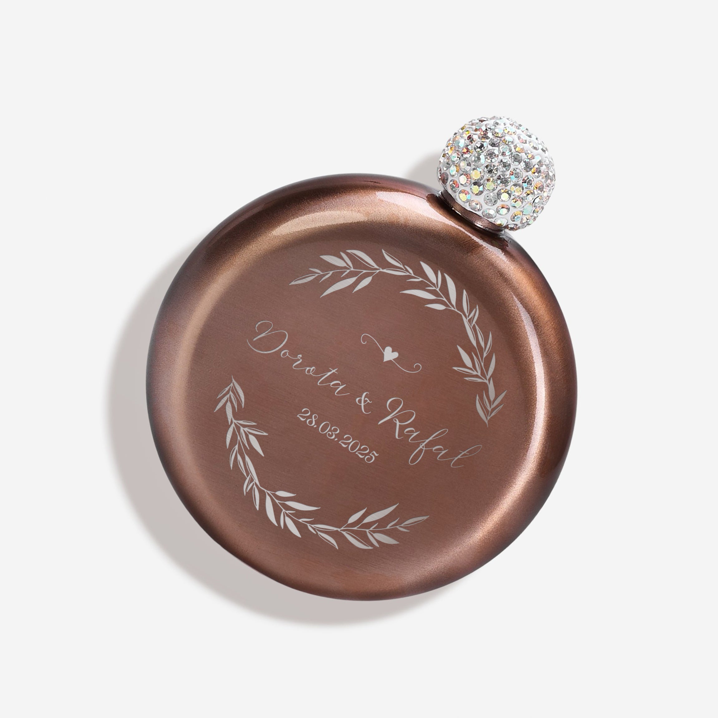 Piersiówka z grawerem na wieczór panieński