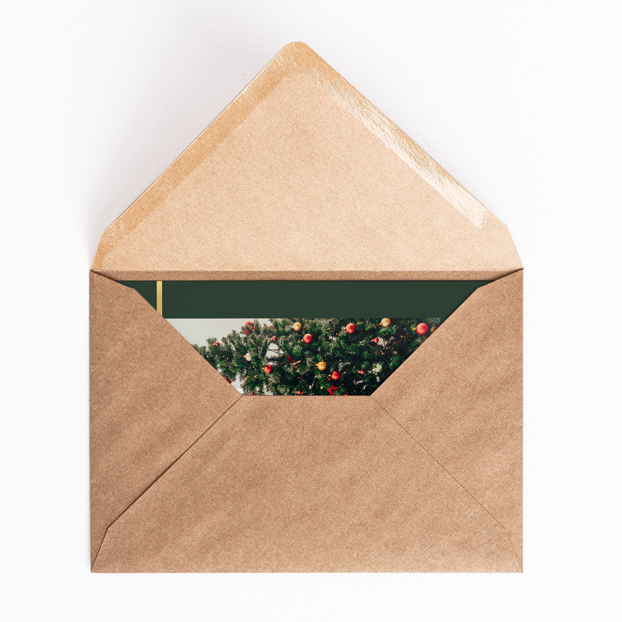 Świąteczna kartka ze zdjęciem - prezent