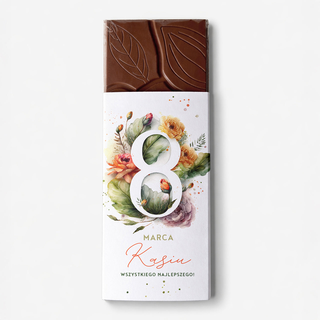 Personalizowana czekolada z okazji Dnia kobiet