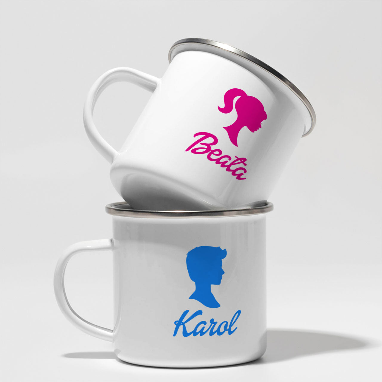 Personalizowane kubki z nadrukiem - prezent dla pary