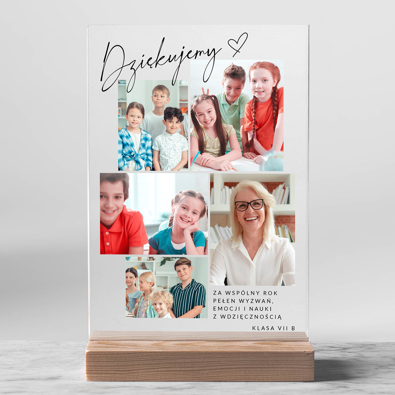 Personalizowana statuetka - podziękowania dla wychowawcy