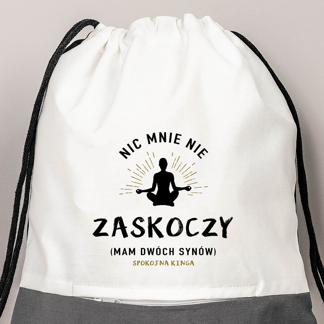 Worko plecak dla mamy ze śmiesznym nadrukiem śmieszny prezent dla mamy plecak z nadrukiem prezent na dzień matki