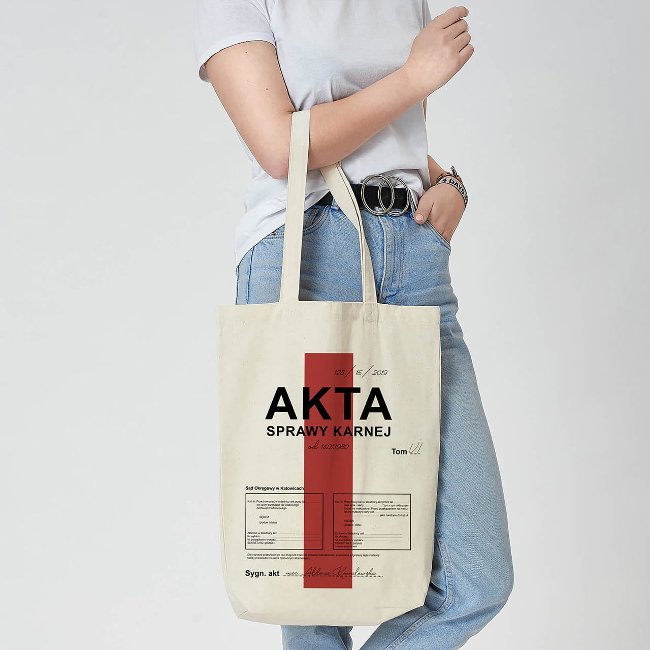 Personalizowana torba - akta - upominek dla studenta prawa