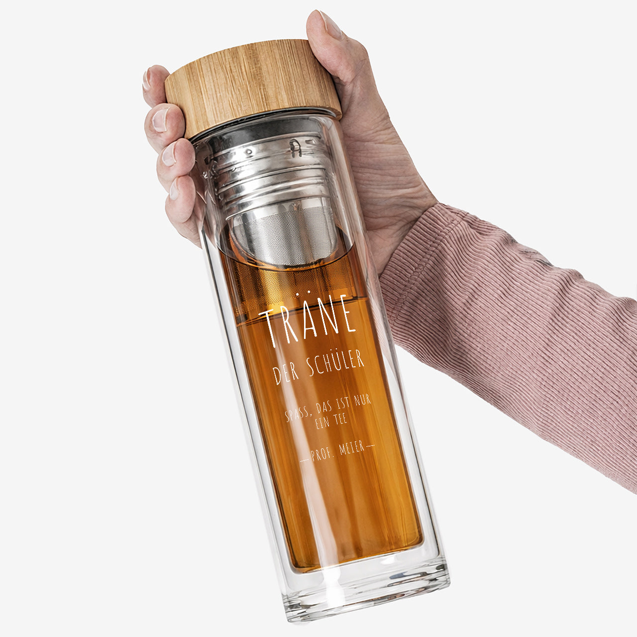 Trinkflasche für Lehrer mit lustigem Aufdruck - Träne der Schüler