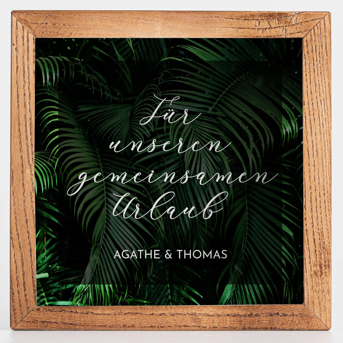 Personalisierte Spardose FÜR DEN URLAUB - Geschenk zum Hochzeitstag