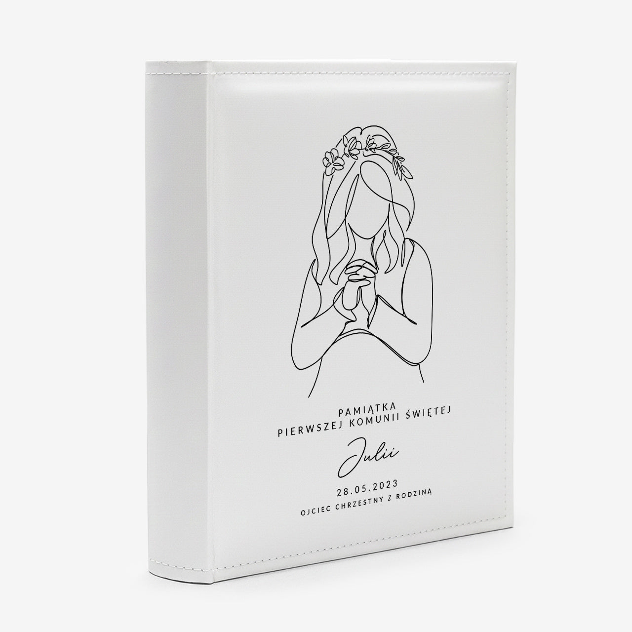 Album na komunię dla dziewczynki