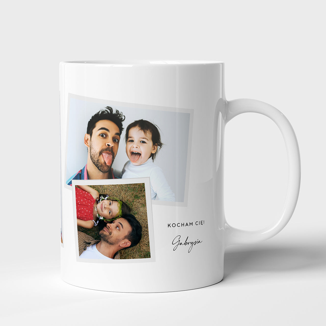 Kubek ze zdjęciami dla taty - prezent od dzieci personalizowany prezent dla taty wyjątkowy prezent dla taty