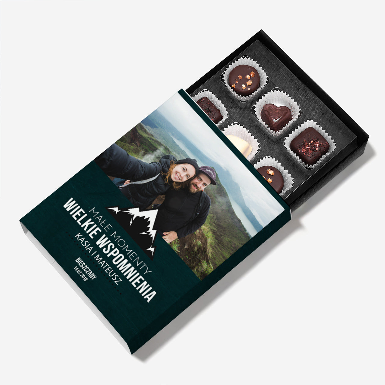 Praliny personalizowane - Wspomnienia - prezent dla drugiej połówki