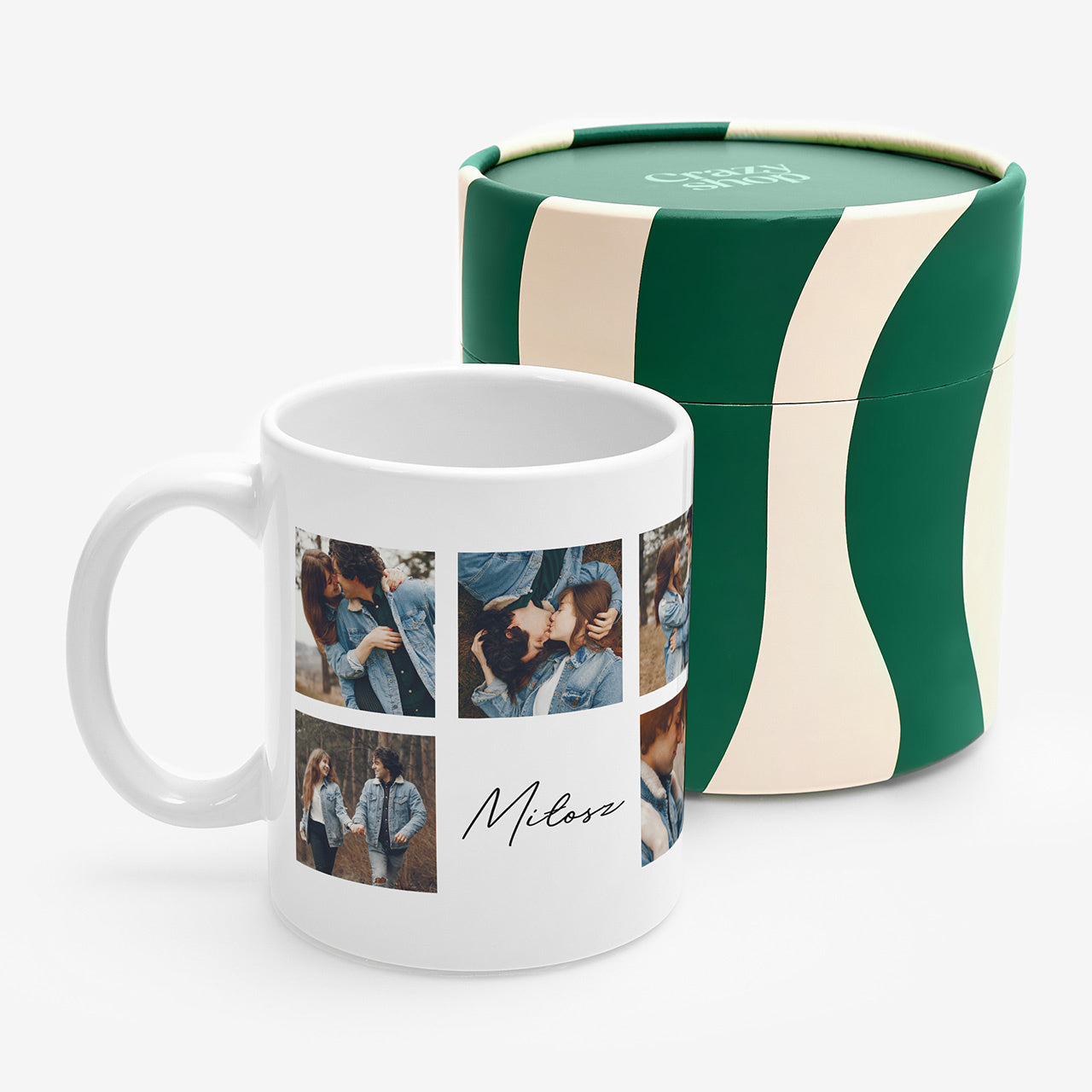 Personalizowany kubek w tubie - Najlepszy Chłopak - upominek na Dzień Chłopaka kubek dla chłopaka ze zdjęciem