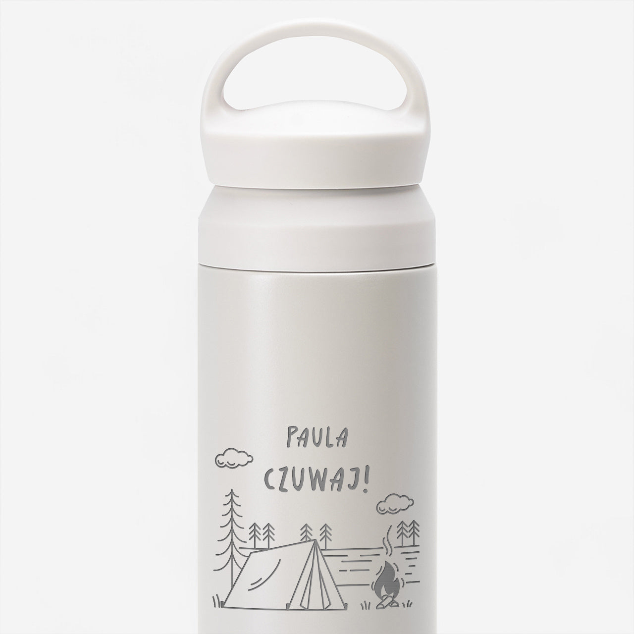 Stalowy termos z personalizacją - prezent dla harcerki