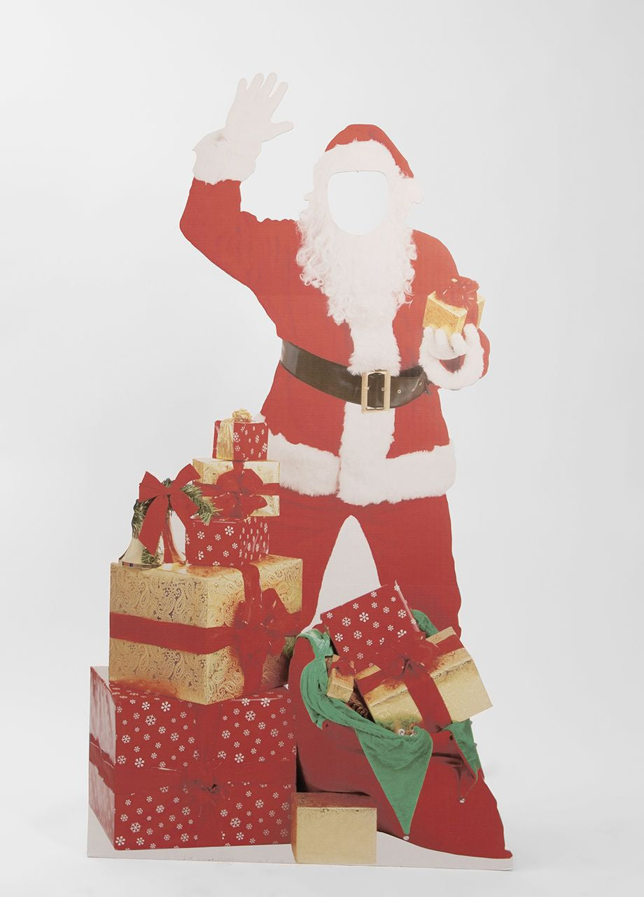 Świąteczny stand Mikołaj