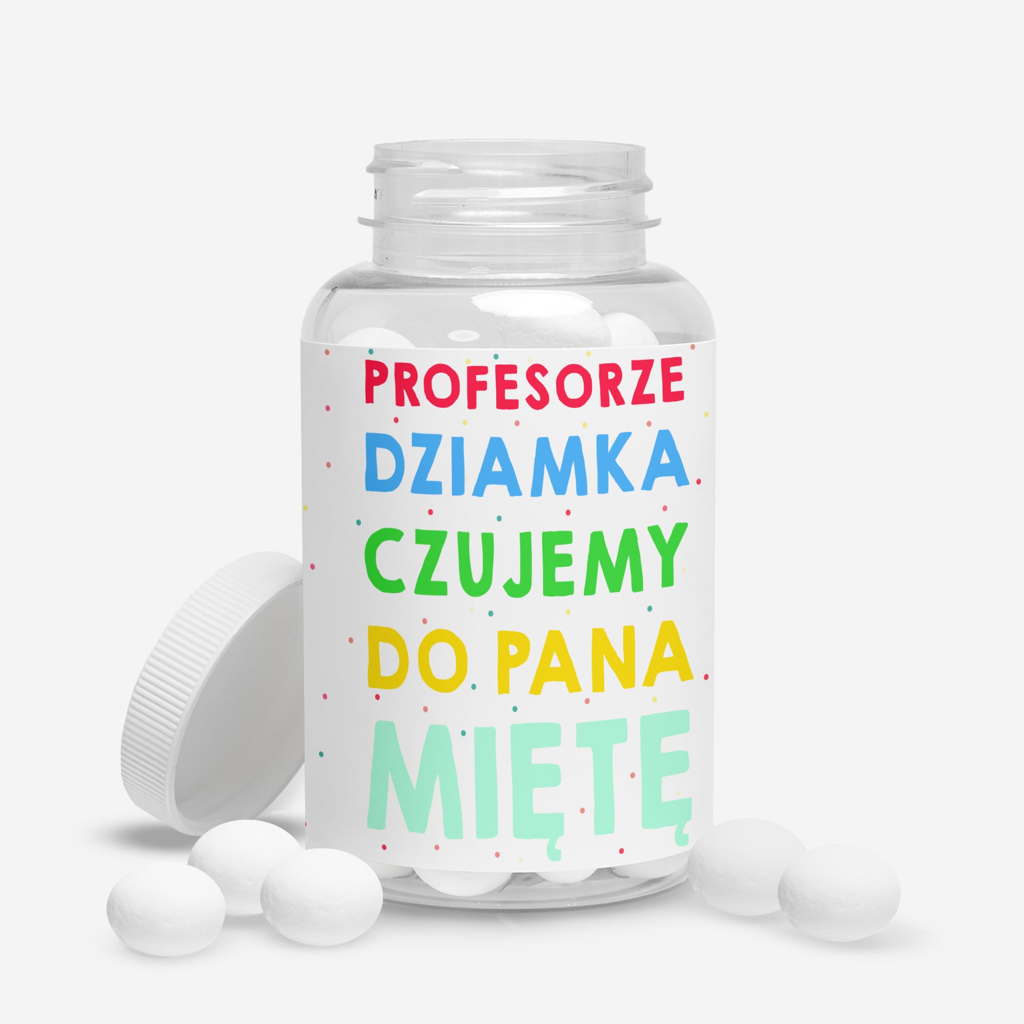 Personalizowane cukierki na drobny upominek dla nauczyciela