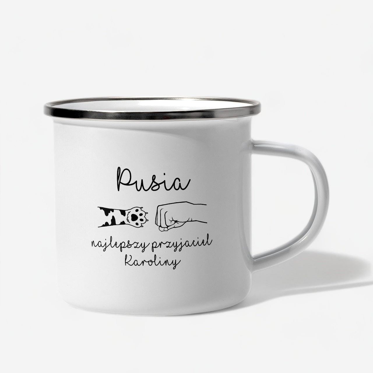 Personalizowany kubek z kotem - najlepszy przyjaciel 