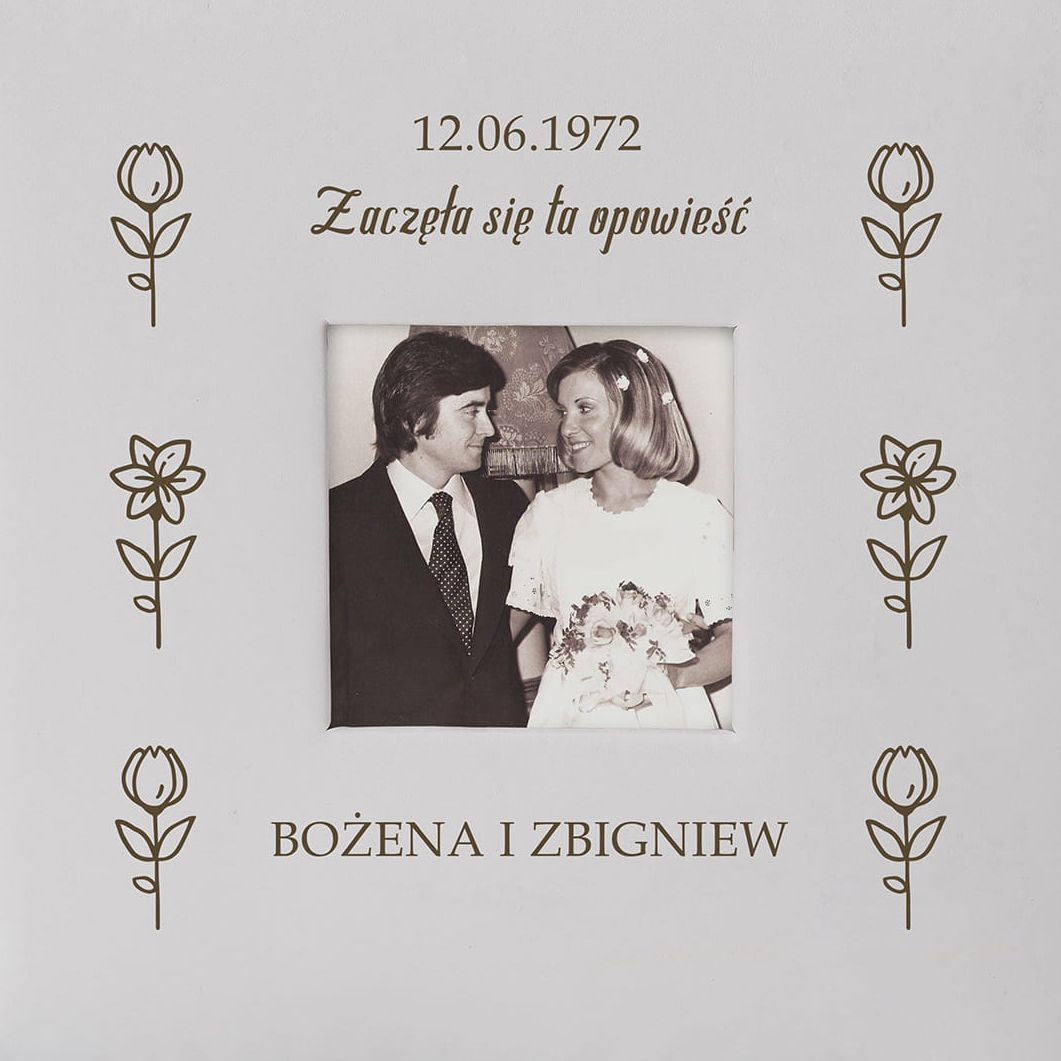 Album personalizowany - prezent na Rocznicę Ślubu album na zdjęcia prezent dla pary album z własną okładką
