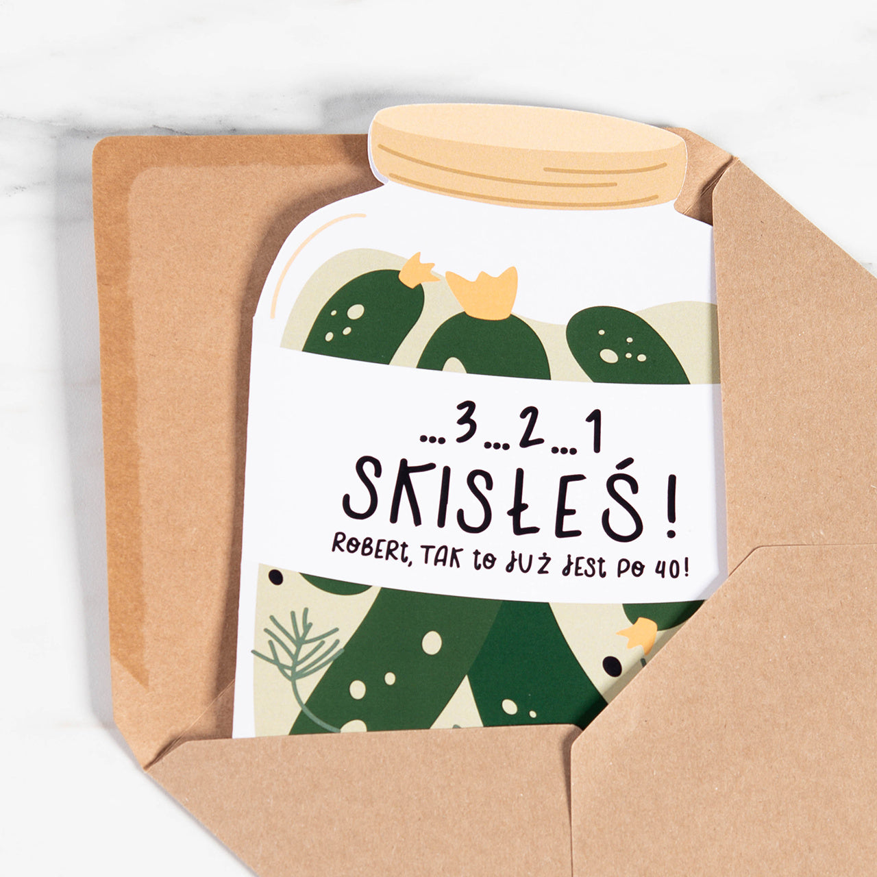 Śmieszna kartka urodzinowa - 3.. 2... 1... Skisłeś! 