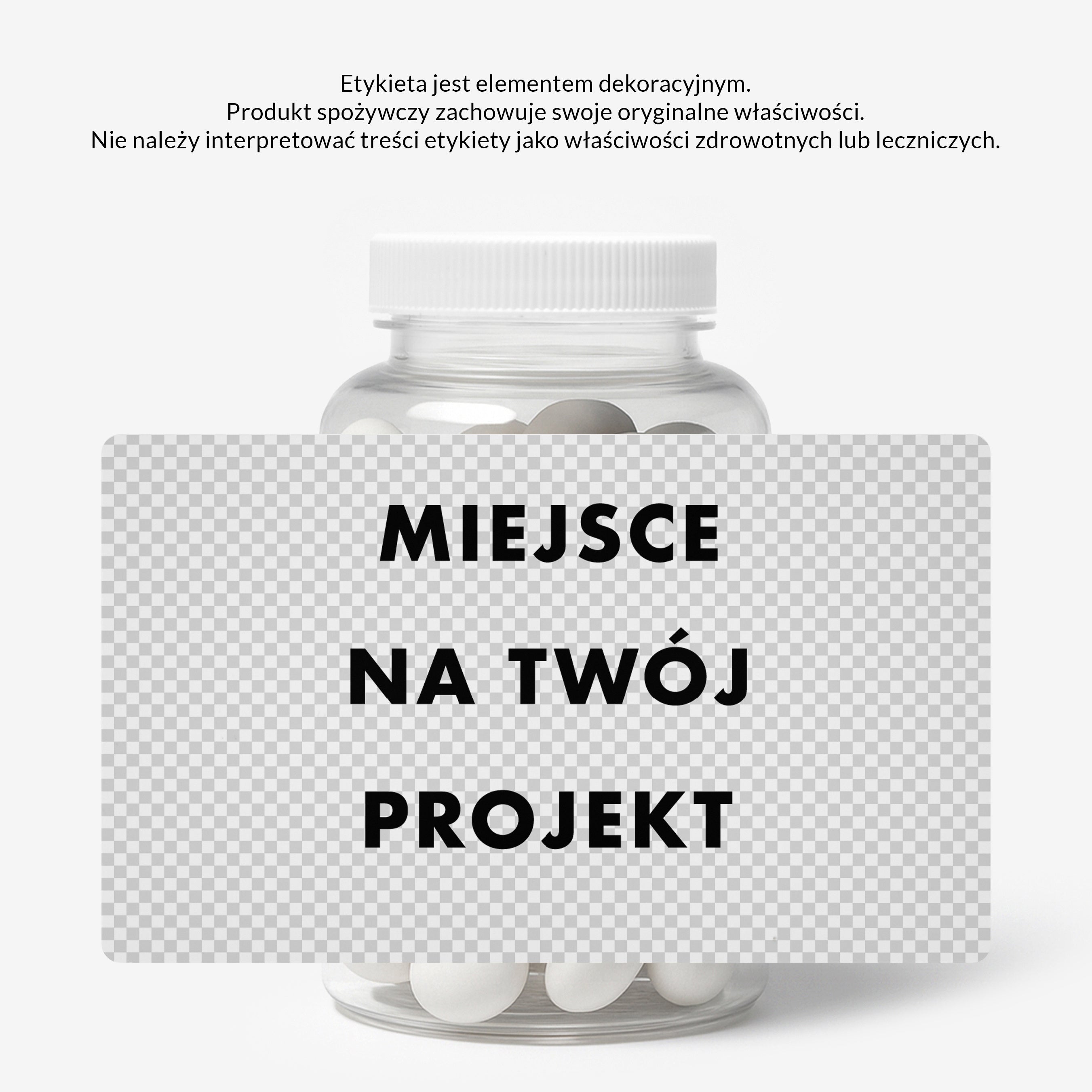 Zestaw prezentowy: miętówki + etykieta do naklejenia - Twój Projekt cukierki miętowe personalizowane cukierki