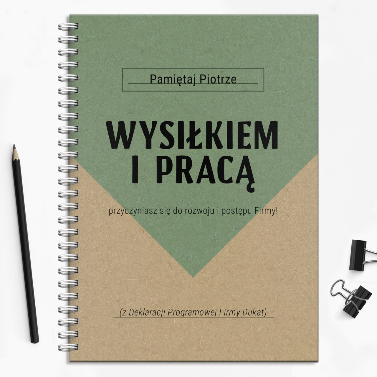 Personalizowany notes prl - upominek dla pracownika