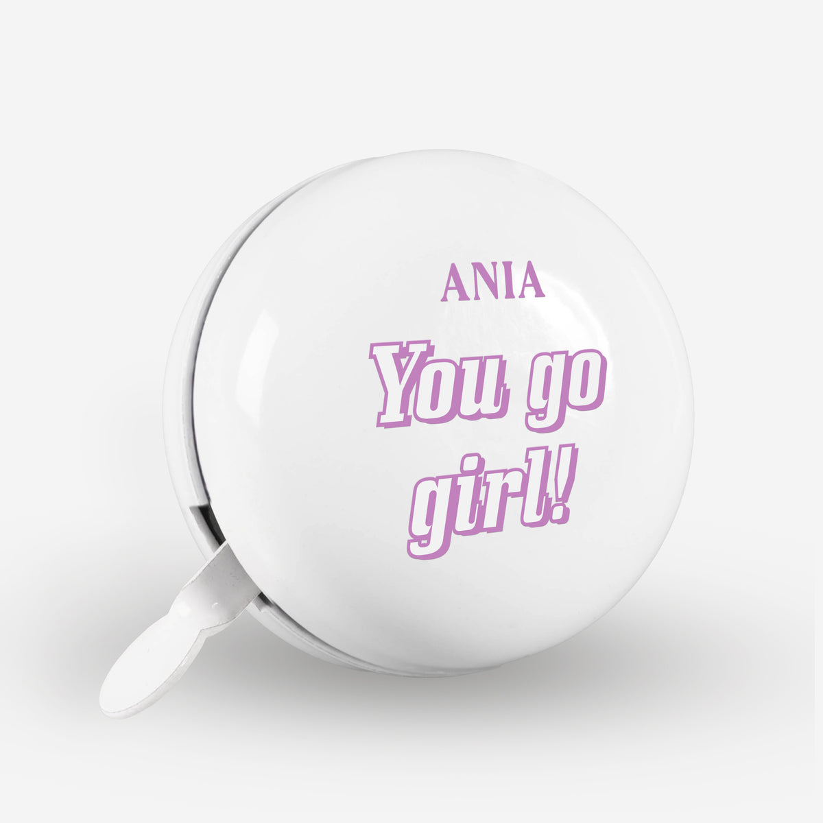 Dzwonek rowerowy dla nastolatki - you go girl